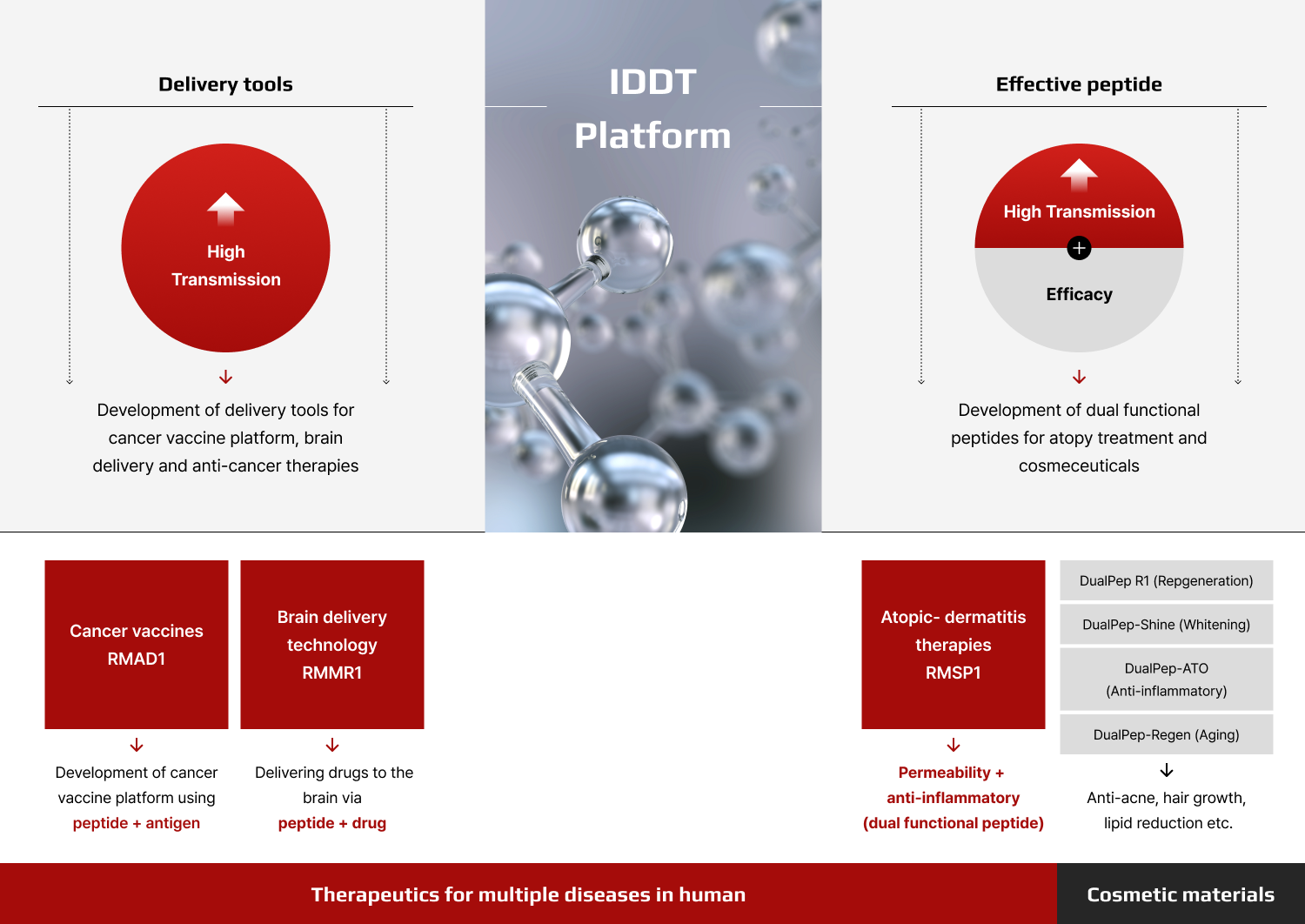 Application of IDDT platform